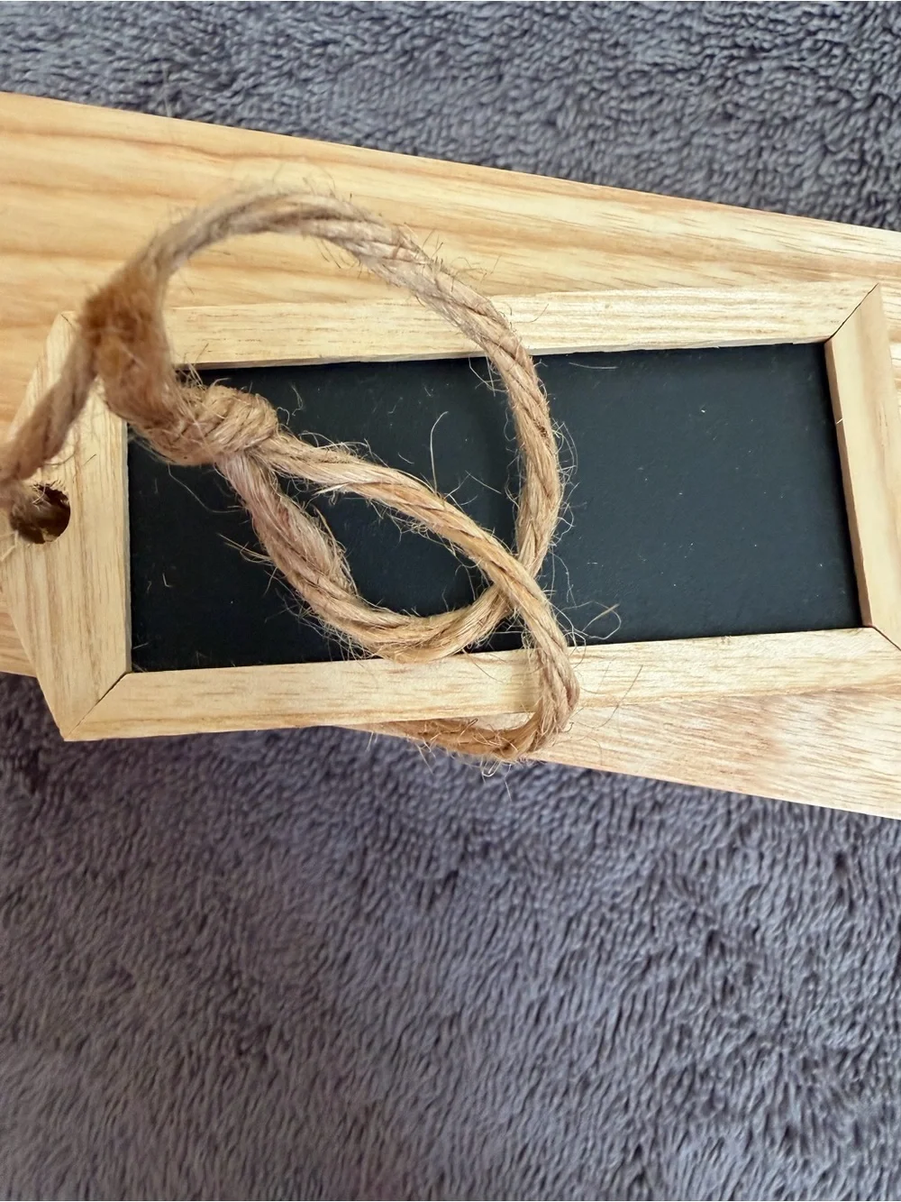 Pottery Barn Natural Wood Chalkboard Napkin Rings - Light Wood